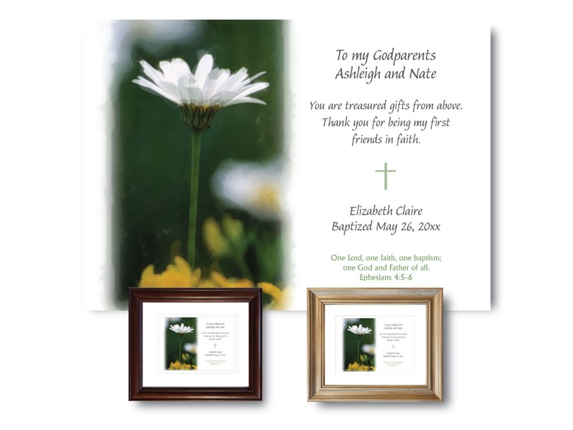 Personalized Gift for Godparents from The Christian Gift