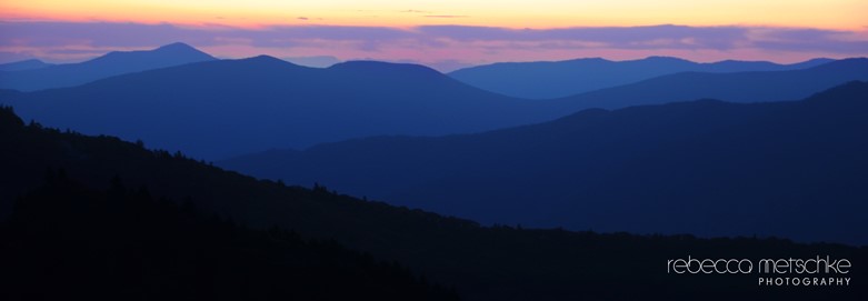 Blue Ridge Parkway at dawn