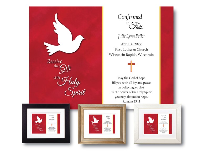 Personalized Confirmation Plaque to commemorate confirmation day