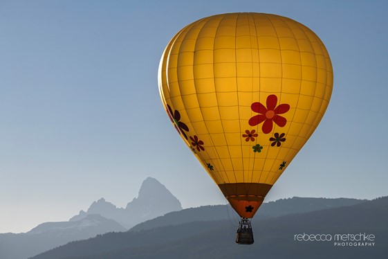 Teton Valley Balloon Rally - photograph by Rebecca Metschke Photography