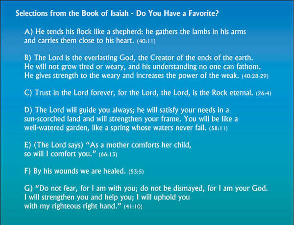 Isaiah Excerpts