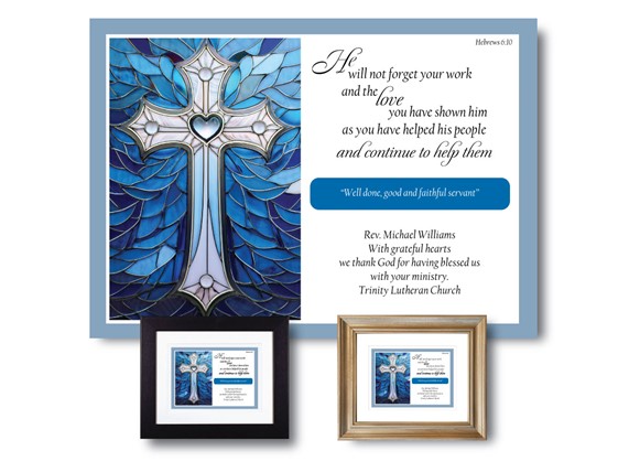 Personalized Clergy Appreciation Plaque