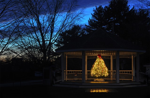 North Hampton New Hampshire christmas tree