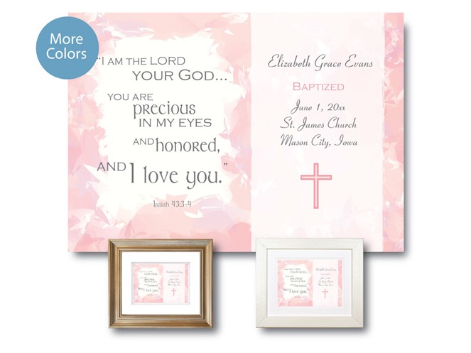 Personalized Baptism Gift - You Are Precious